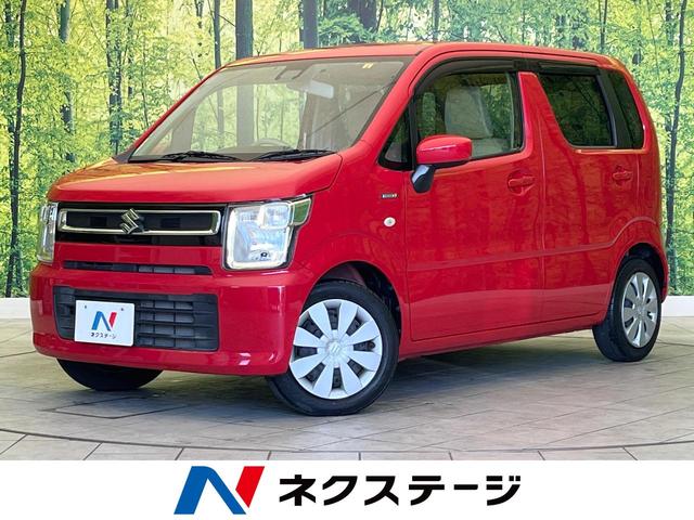 スズキ ワゴンＲ ハイブリッドＦＸ　純正ナビ　禁煙車　セーフティサポート　Ｂｌｕｅｔｏｏｔｈ再生　バックカメラ　フルセグＴＶ　ＥＴＣ　シートヒーター　ドラレコ　オートライト　オートエアコン　電動格納ミラー　ベンチシート　スマートキー