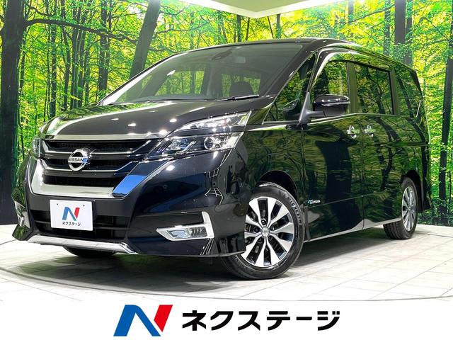 日産 セレナ ハイウェイスター　プロパイロットエディション　禁煙車　純正９インチＳＤナビ　エマージェンシーブレーキ　プロパイロット　両側パワースライド　パワーバックドア　ＬＥＤヘッドライト　リアオートエアコン　バックカメラ　ドライブレコーダー　ＥＴＣ