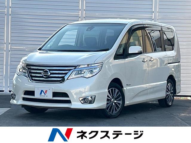 ハイウェイスター　Ｖセレクション＋セーフティ　ＳＨＶ　禁煙車　純正ナビ　バックカメラ　両側電動スライドドア　リアオートエアコン　クルーズコントロール　ＥＴＣ　オートエアコン　オートライト　アイドリングストップ　スマートキー　電動格納ミラー　車線逸脱警報