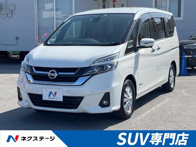 沖縄県の中古車ならセレナ Ｇ　純正９インチナビ　フリップダウンモニター　アラウンドビューモニター　両側パワスラ　クルーズコントロール　フルセグ　Ｂｌｕｅｔｏｏｔｈ再生　ＥＴＣ　ＬＥＤヘッドライト　禁煙車