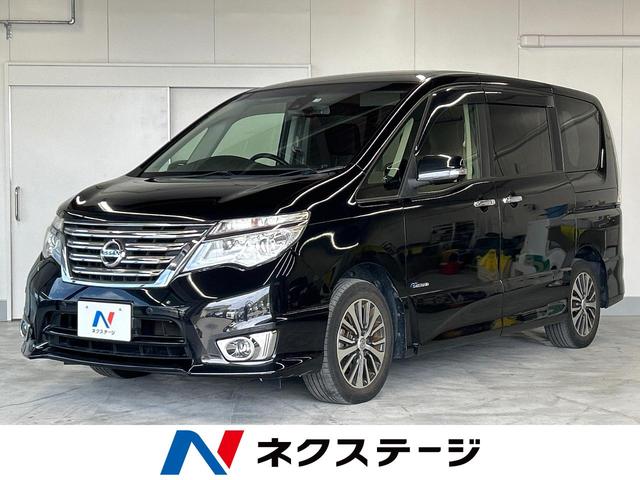 沖縄県の中古車ならセレナ ハイウェイスター　Ｖセレ＋セーフティ　ＳＨＶ　Ａセフ　純正ＳＤナビ　衝突軽減装置　全周囲カメラ　バックカメラ　フリップダウンモニター　両側パワースライドドア　ＬＥＤヘッドライト　スマートキー　ｂｌｕｅｔｏｏｔｈ接続　純正１６インチアルミホイール