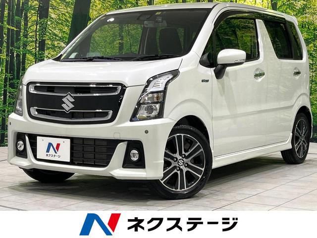 スズキ ワゴンＲスティングレー ハイブリッドＴ　ＳＤナビ　禁煙車　バックカメラ