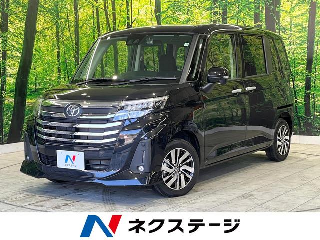 ルーミー カスタムＧ　純正ナビ　全周囲カメラ　スマートアシスト　レーダークルーズ　禁煙車　両側電動ドア　コーナーセンサー　ＬＥＤヘッド　純正１４インチアルミ　アイドリングストップ　スマートキー　Ｂｌｕｅｔｏｏｔｈ　ドラレコ（1枚目）