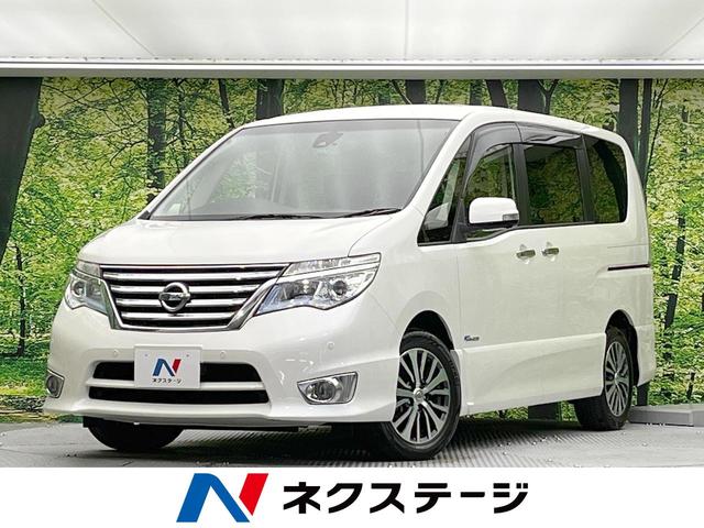 日産 セレナ ハイウェイスター　Ｖセレ＋セーフティ　ＳＨＶ　Ａセフ　後席モニター　両側電動スライドドア　エマージェンシーブレーキ　禁煙車　ＫＥＮＷＯＯＤ製ＳＤナビ　アラウンドビューモニター　Ｂｌｕｅｔｏｏｔｈ再生　ＥＴＣ　ＬＥＤヘッドランプ