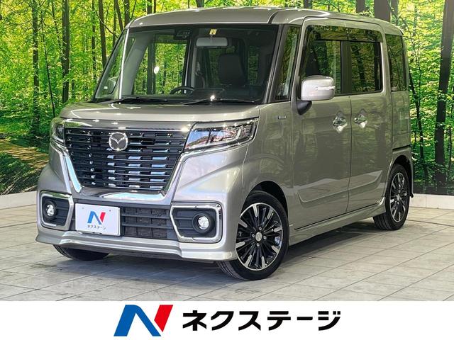 マツダ ハイブリッドＸＳ　両側電動ドア　デュアルブレーキサポート　レーンアシスト　禁煙車　シートヒーター　スマートキー　ＬＥＤヘッド　フォグ　純正１５インチアルミ　アイドリングストップ　革巻きステアリング　ステアリスイッチ