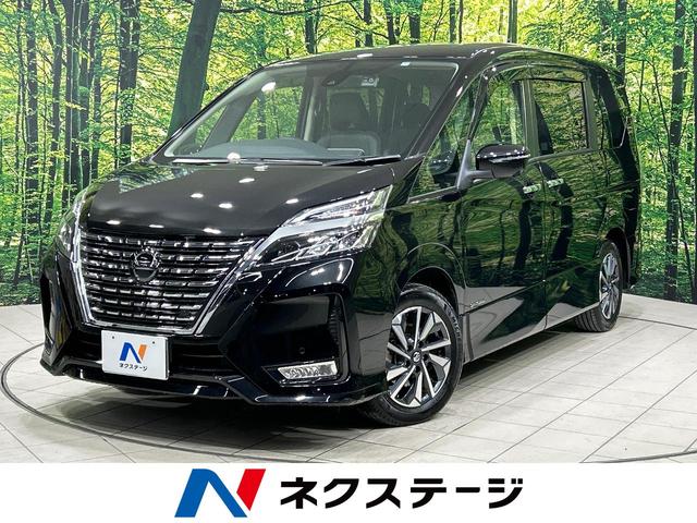 セレナ ハイウェイスターＶ　禁煙車　両側電動スライドドア　純正１０型ナビ　セーフティパックＡ　全周囲カメラ　Ｂｌｕｅｔｏｏｔｈ再生　フルセグＴＶ　ＥＴＣ　ＬＥＤヘッドライト　クルーズコントロール　ブラインドスポットモニター（1枚目）