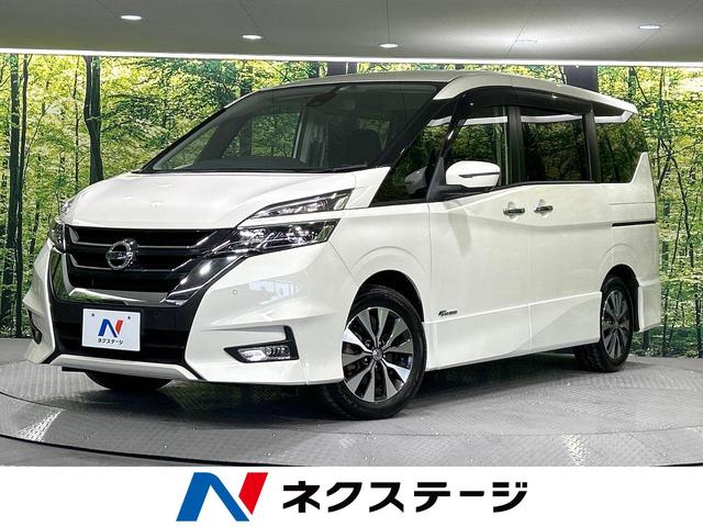 日産 セレナ ハイウェイスター　禁煙車　フリップダウン　エマージェンシーブレーキ　純正９インチナビ　両側パワースライドドア　全周囲カメラ　ＥＴＣ　リアオートエアコン　純正１６インチアルミホイール　ＬＥＤヘッドライト