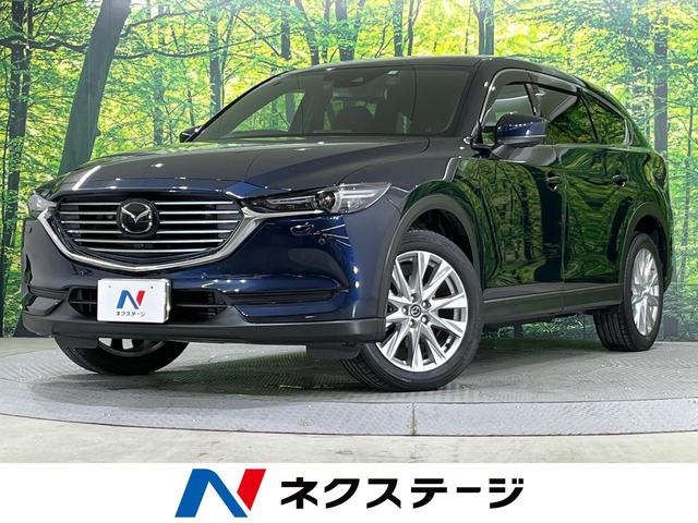 マツダ ＣＸ－８ ＸＤプロアクティブ　禁煙車　７人乗　フリップダウンモニター　衝突軽減装置　メーカーオプションナビ　レーダークルーズ　バックカメラ　Ｂｌｕｅｔｏｏｔｈ再生　フルセグＴＶ　ＥＴＣ　シートヒーター　パワーシート　ＬＥＤヘッド