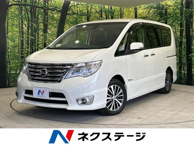 日産 セレナ ハイウェイスター　Ｖセレクション＋セーフティ　ＳＨＶ　禁煙車　両側電動スライドドア　エマージェンシーブレーキ　ＬＥＤヘッドランプ　アラウンドビューモニター　純正８インチナビ　純正１６インチアルミ　インテリジェントキー　アイドリングストップ　ＥＴＣ