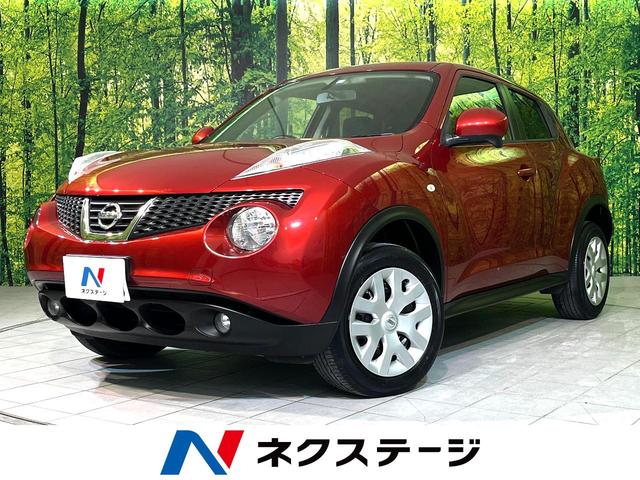 ジューク(日産) １５ＲＸ　タイプＶ　純正ナビ　禁煙車　バックカメラ　オートエアコン　ＵＳＢ入力端子 中古車画像