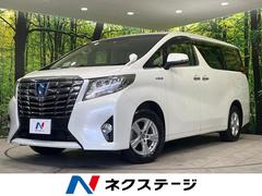 トヨタ　アルファードハイブリッド　Ｘ　４ＷＤ　禁煙車　ＢＩＧ−Ｘ１０インチナビ