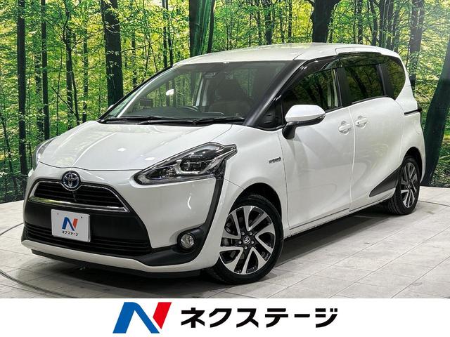 トヨタ シエンタ ハイブリッドＧ　禁煙車　ナビ付　両側電動スライドドア　プリクラッシュセーフティ　バックカメラ　レーンキープ　シートヒーター　スマートキー　ＨＩＤヘッドライト　Ｂｌｕｅｔｏｏｔｈ接続　フルセグＴＶ　ＥＴＣ車載器