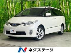 トヨタ　エスティマハイブリッド　Ｘ　４ＷＤ　ＳＤナビ　後席モニター