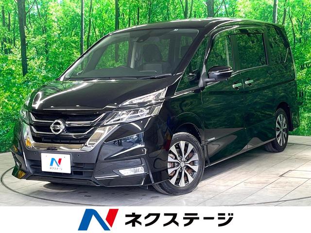 ハイウェイスター　ＶセレクションＩＩ　禁煙車　衝突軽減装置　純正９型ナビ　アラウンドビューモニター　エマージェンシーブレーキ　両側パワスラ　ＬＥＤヘッドライト　Ｂｌｕｅｔｏｏｔｈ再生可　ＥＴＣ　ドラレコ　コーナーセンサー