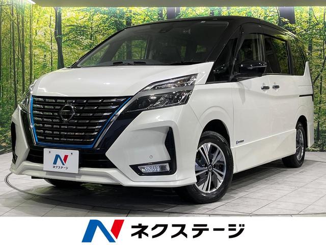 ｅ－パワー　ハイウェイスターＶ　禁煙車　衝突軽減装置　ハンズフリー付両側電動スライド　純正１０型ナビ　プロパイロット　全周囲カメラ　セーフティパックＢ　寒冷地仕様　Ｂｌｕｅｔｏｏｔｈ　前席シートヒーター　ブラインドスポットモニター