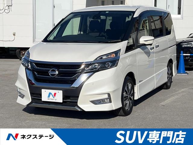 沖縄県の中古車ならセレナ ハイウェイスター　Ｖセレクション　純正ナビ　フリップダウンモニター　全周囲カメラ　クルーズコントロール　禁煙車　両側電動スライドドア　衝突軽減装置　クリアランスソナー　Ｂｌｕｅｔｏｏｔｈ再生　フルセグ　ＥＴＣ　ＬＥＤヘッドライト