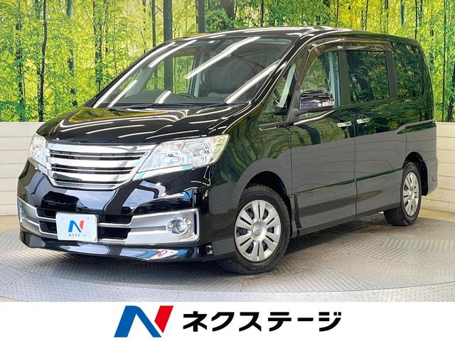 日産 セレナ ライダー　フリップダウンモニター　ＳＤナビ　バックカメラ　フルセグ　クルーズコントロール　両側電動ドア　オートライト　リアオートエアコン　スマートキー　ＥＴＣ　ドラレコ　Ｂｌｕｅｔｏｏｔｈ　電動格納ミラー