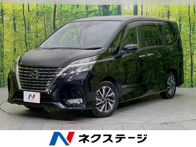 セレナ ハイウェイスターＶ　メーカーナビ　両側電動スライドドア　全周囲カメラ　禁煙車　Ｂｌｕｅｔｏｏｔｈ再生　シートヒーター　ＥＴＣ　ドライブレコーダー　フルセグＴＶ　ＬＥＤヘッド／フォグ　純正１６インチアルミホイール（1枚目）