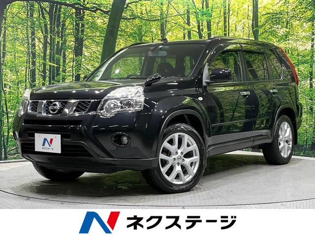 日産 エクストレイル ２０Ｘｔｔ　４ＷＤ　禁煙車　純正ＳＤナビ　バックカメラ　全席シートヒーター　ＨＩＤヘッドライト　スマートキー　クルーズコントロール　ルーフレール　革巻きステアリング　純正１８インチアルミ　ダウンヒルアシスト