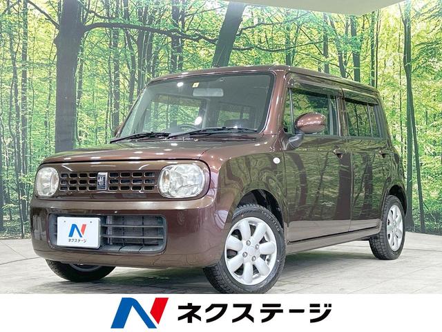 スズキ アルトラパン Ｇ　禁煙車　ＳＤナビ　ＥＴＣ　純正１４インチアルミホイール　プライバシーガラス　盗難防止装置　ブラウンインテリア　エアコン　スマートキー　ヘッドライトレベライザー　ＣＤプレーヤー　ＤＶＤ再生