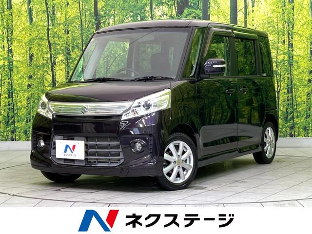 スペーシアカスタム(スズキ) ＴＳ　両側パワースライド　禁煙車　ＳＤナビ　Ｂｌｕｅｔｏｏｔｈ再生　ＥＴＣ　ＨＩＤヘッドライト 中古車画像