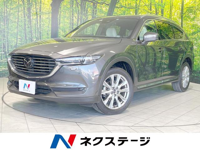 マツダ ＣＸ－８ ＸＤ　Ｌパッケージ　４ＷＤ　純正ナビ　全周囲カメラ　衝突軽減　レーダークルーズ　ＬＥＤヘッド＆フォグ　パワーバックドア　パワーシート　シートヒーター　ステアリングヒーター　Ｂｌｕｅｔｏｏｔｈ　フルセグ　ＥＴＣ　禁煙車