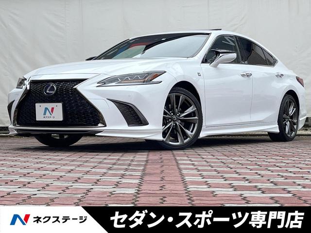 レクサス ＥＳ ＥＳ３００ｈ　Ｆスポーツ　ＴＲＤエアロ　ＴＲＤマフラー　マークレビンソン　ムーンルーフ　デジタルインナーミラー　セーフティシステム＋　純正ナビ　バックカメラ　３眼ＬＥＤヘッド　Ｌ－ｔｅｘシート　シートベンチレーション　禁煙車