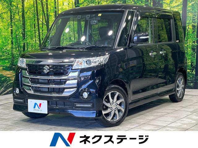 ターボ　４ＷＤ　禁煙車　衝突被害軽減装置　純正ナビ　全方位モニター　両側電動スライド　前席シートヒーター　ＥＴＣ　ＬＥＤヘッドライト　オートエアコン　オートライト　スマートキー　パドルシフト　純正ホイール(1枚目)