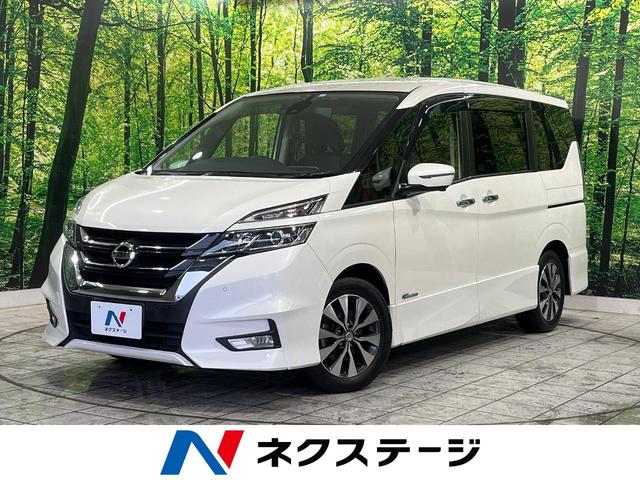 日産 セレナ ハイウェイスター　Ｖセレクション　純正９型ナビ　後席モニター　全周囲カメラ　プロパイロット　禁煙車　両側電動ドア　デジタルミラー　ＥＴＣ　ドラレコ　ＬＥＤヘッド　純正１６インチアルミ　コーナーセンサー　アイドリングストップ