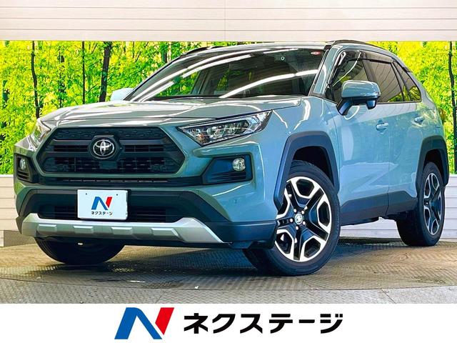 トヨタ ＲＡＶ４ アドベンチャー　禁煙車　純正９型ナビＴＶ　セーフティセンス　レーダークルーズ　インテリジェントクリアランスソナー　ブラインドスポットモニタ　バックカメラ　電動バックドア　パワーシート　シートエアコン　ＥＴＣ　ＤＶＤ