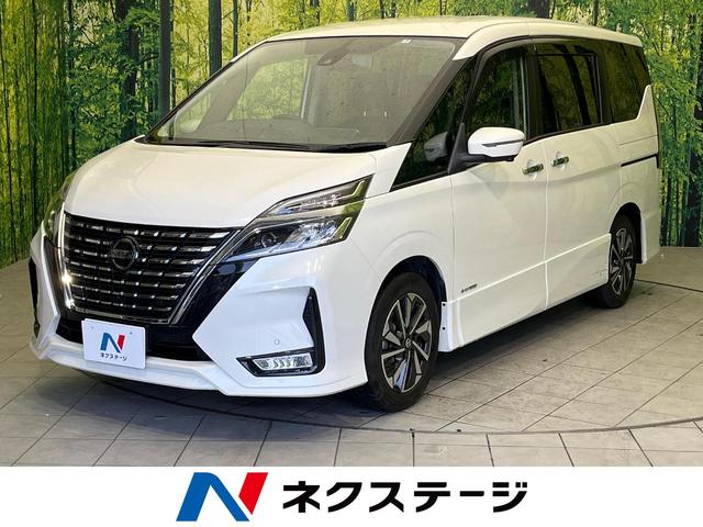 日産 セレナ ハイウェイスターＶ　エマージェンシーブレーキ　純正１０型ナビ　フリップダウンモニター　プロパイロット　アラウンドビューモニター　両側電動ドア　禁煙車　Ｂｌｕｅｔｏｏｔｈ　ＥＴＣ　ドラレコ　ＬＥＤヘッド　ＬＥＤフォグ