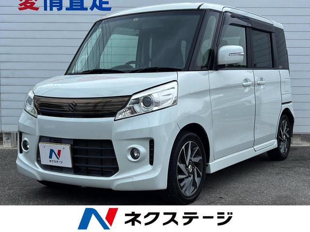 沖縄県の中古車ならスペーシアカスタム ＴＳ　デイスプレイオーディオ　バックカメラ　両側電動スライドドア　アイドリングストップ　フルセグＴＶ　スマートキー　オートエアコン　ＨＩＤヘッドライト　フォグライト　オートライト　純正１５インチアルミホール