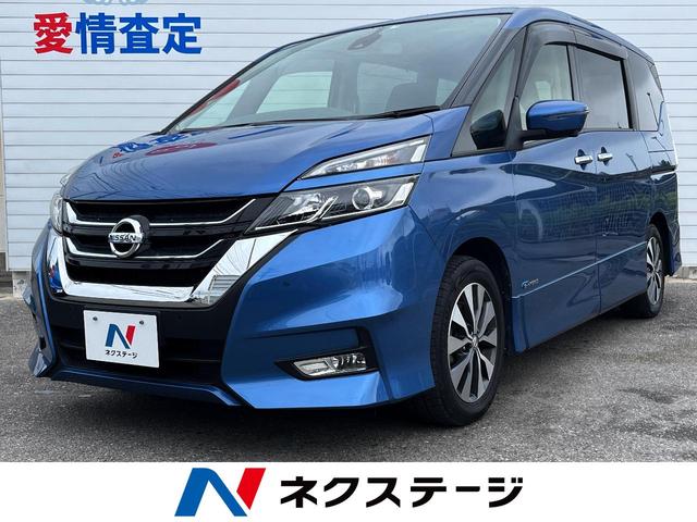 沖縄県の中古車ならセレナ ハイウェイスター　Ｖセレクション　両側電動スライドドア　純正ナビ　全周囲カメラ　衝突軽減装置　フルセグＴＶ　Ｂｌｕｅｔｏｏｔｈ再生　ＬＥＤヘッドライト　　クリアランスソナー　純正１６インチアルミホール　スマートキー　オートライト