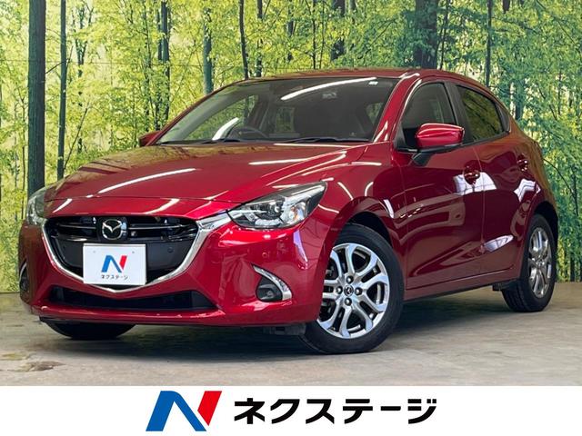 マツダ デミオ ＸＤノーブルクリムゾン　禁煙車　純正ナビ　全周囲カメラ