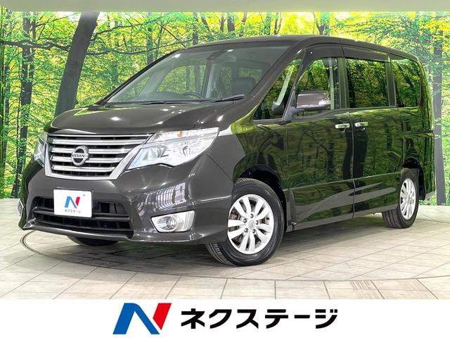 日産 セレナ ハイウェイスター　４ＷＤ　両側パワースライドドア　エマージェンシーブレーキ　純正ナビ　バックカメラ　ＥＴＣ　Ｂｌｕｅｔｏｏｔｈ　ＬＥＤヘッドライト　クルーズコントロール　８人乗り　スマートキー　デュアルオートエアコン