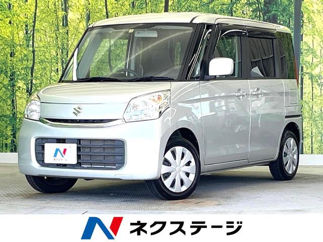 スズキ スペーシア Ｘ　純正ナビ　全周囲カメラ　禁煙車　電動スライド　フルセグ　Ｂｌｕｅｔｏｏｔｈ接続　シートヒーター　スマートキー＆プッシュスタート　オートエアコン　ロールサンシェード　アームレスト　プライバシーガラス