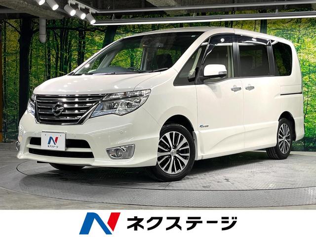 セレナ ハイウェイスター　Ｖセレ＋セーフティＩＩ　ＳＨＶ　純正８型ナビ　禁煙車　フリップダウンモニター　両側電動スライド　衝突軽減　全周囲カメラ　クリアランスソナー　ＥＴＣ　Ｂｌｕｅｔｏｏｔｈ接続　１オーナー　ＬＥＤヘッドライト　オートライト　オートエアコン（1枚目）