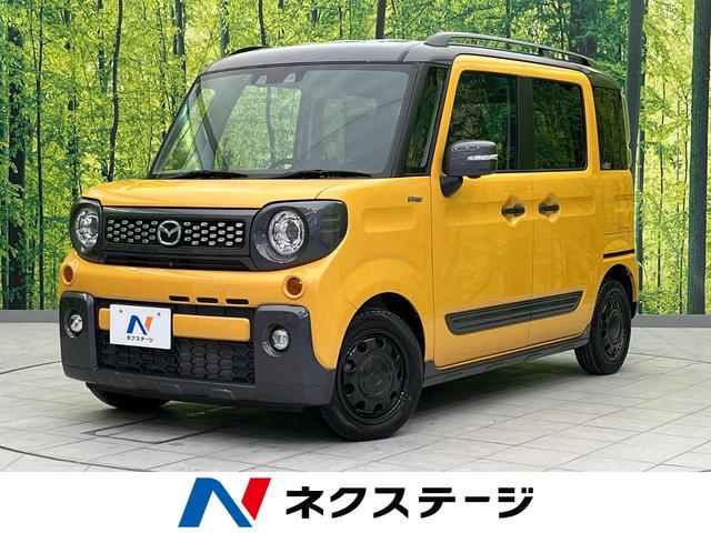 フレアワゴンタフスタイル(マツダ) ハイブリッドＸＴ　禁煙車　両側電動スライド　純正ＳＤナビ　全周囲カメラ　ＥＴＣ　Ｂｌｕｅｔｏｏｔｈ 中古車画像