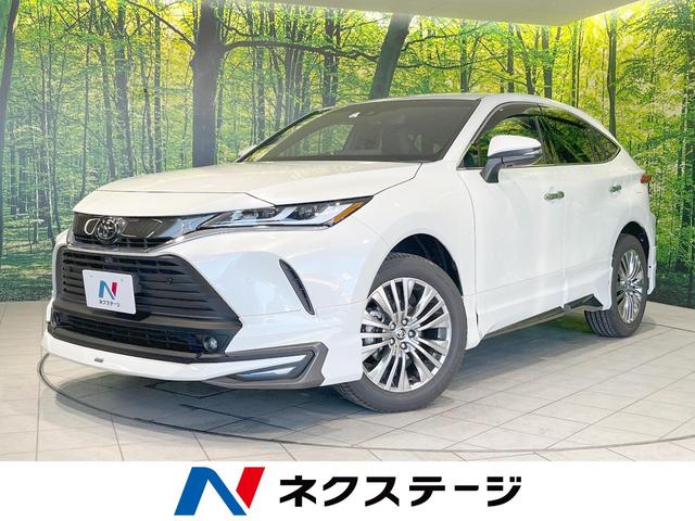 トヨタ ハリアー Ｚ　モデリスタエアロ　純正１２．３型ナビ　全周囲カメラ　衝突軽減　寒冷地仕様　レーダークルコン　レーンアシスト　デジタルインナーミラー　パワーバックドア　パワーシート　ＥＴＣ　ＬＥＤヘッド＆フォグ　禁煙車