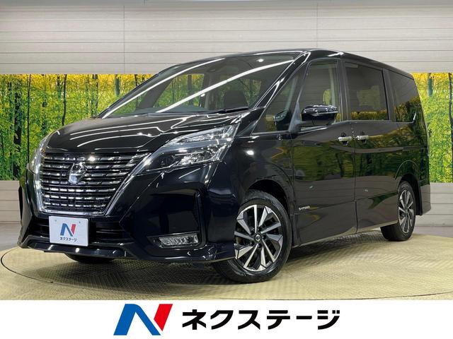 日産 セレナ ハイウェイスターＶ　禁煙車　衝突軽減　両側電動スライドドア　純正ＳＤナビ　Ｂｌｕｅｔｏｏｔｈ　全周囲カメラ　ＬＥＤヘッドライト　純正１６インチアルミホイール　クルーズコントロール　ステリモ　リアオートエアコン