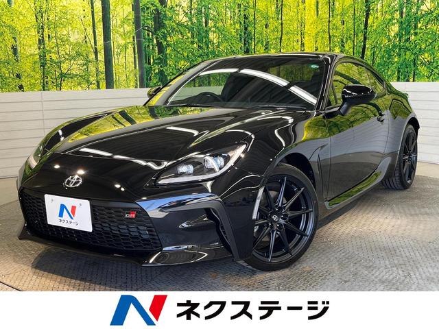 トヨタ ＧＲ８６ ＲＺ　登録済未使用車　６ＭＴ　アイサイトコアテクノロジー　後側方警戒支援システム　ステアリング連動フルＬＥＤヘッドランプ　ハイビームアシスト　純正１８インチアルミ　ハーフレザーシート　デュアルオートエアコン