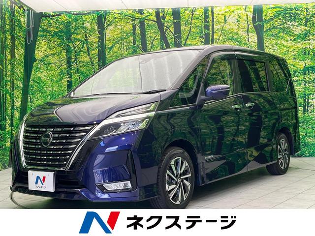 日産 セレナ ハイウェイスターＶ　フリップダウンモニター　純正１０型ナビ　アラウンドビューモニター　両側電動ドア　全方位運転支援システム　プロパイロット　デジタルミラー　ＥＴＣ　ドライブレコーダー　インテリキー　リアオートエアコン