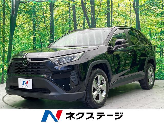 トヨタ ＲＡＶ４ Ｘ　４ＷＤ　純正９型ナビ　バックカメラ　ブラインドスポットモニター　クリアランスソナー　セーフティセンス　レーダークルーズ　スマートキー　ＬＥＤヘッド　オートライト　オプション１８インチアルミ