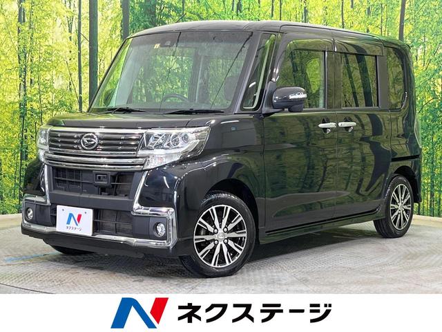 ダイハツ タント カスタムＸ　トップエディションＳＡＩＩ　純正８型ナビ　禁煙車　スマートアシスト　電動スライド　ＬＥＤヘッド　ＬＥＤフォグ　フルセグ　Ｂｌｕｅｔｏｏｔｈ　ＥＴＣ　ドラレコ　バックカメラ　電動格納ドアミラー　アイドリングストップ　ミラーリング