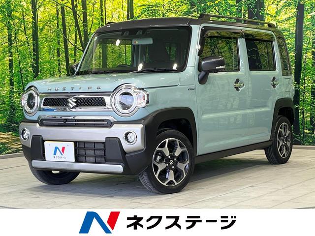 スズキ ハスラー Ｊスタイル　４ＷＤ　純正９型ナビ　衝突軽減　全周囲カメラ　ＥＴＣ　Ｂｌｕｅｔｏｏｔｈ　フルセグ　禁煙車　スマートキー　シートヒーター　２トーンカラー　ＬＥＤヘッド　ルーフレール　クリアランスソナー　車線逸脱警報