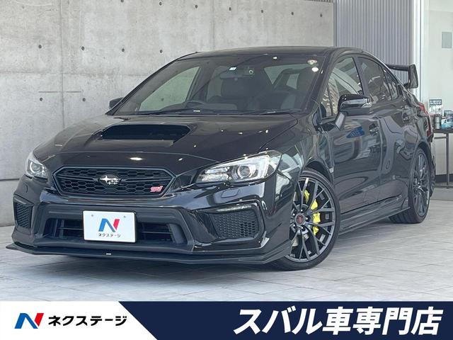 スバル ＳＴＩ　タイプＳ　後期Ｅ型　ＳＴＩエアロ　大型リヤスポイラー　禁煙車　純正８型ナビ　バックカメラ　ＥＴＣ　バックカメラ　シートヒーター　パワーシート　ＬＥＤヘッド　純正１９インチアルミ　革巻ステアリング　スマートキー