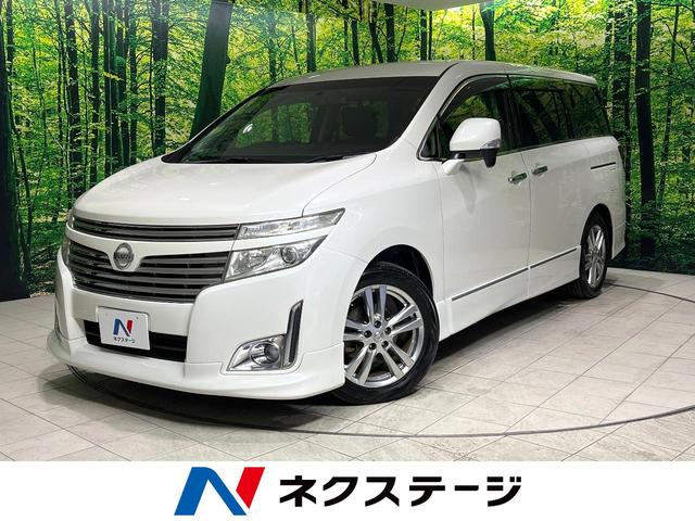 日産 エルグランド ２５０ハイウェイスター　後席モニター　電動スライドドア　純正ナビ