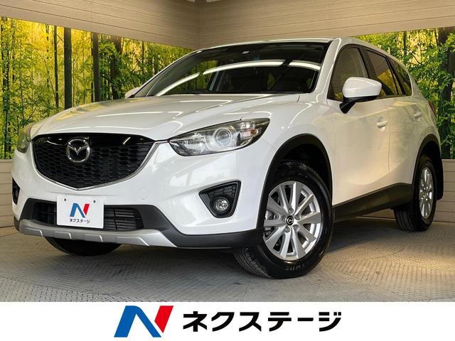 マツダ ＣＸ－５ ＸＤ　ターボ　ディーゼル　フリップダウンモニター　禁煙車　ナビ　サイドカメラ　バックカメラ　ＥＴＣ　Ｂｌｕｅｔｏｏｔｈ　フルセグ　ＨＩＤヘッド　革巻きステアリング　ステアリングスイッチ　純正１７インチアルミ