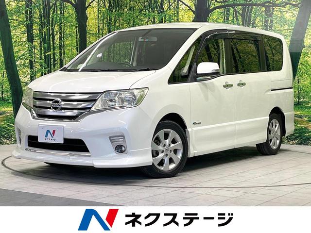 日産 セレナ ハイウェイスター　Ｓ－ハイブリッド　クルーズコントロール　両側電動スライドドア　ディスプレイオーディオ　オートライト　ＨＩＤヘッド　オートエアコン　リアオートエアコン　スマートキー　純正１６インチアルミ　アイドリングストップ