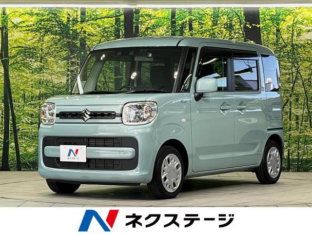 スペーシア ハイブリッドＧ　禁煙車　衝突軽減　ＳＤナビ　バックカメラ　クリアランスソナー　ＥＴＣ　ドライブレコーダー　スマートキー　車線逸脱警報　Ｂｌｕｅｔｏｏｔｈ再生　オートライト　電動格納ミラー　盗難防止システム（1枚目）